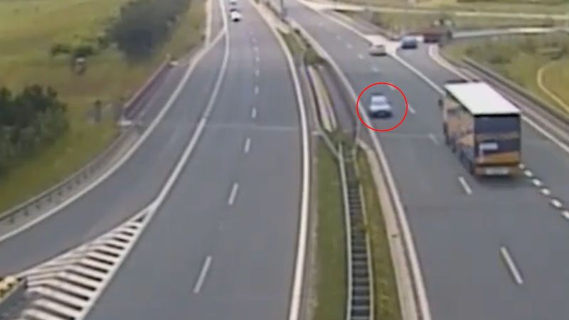 Slovenská řidička jela na dálnici 13 kilometrů v protisměru